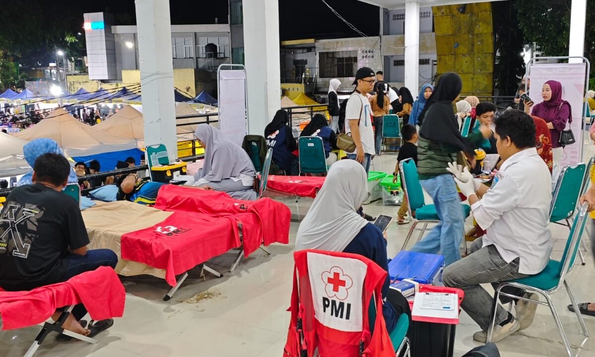 Donor Darah Di Pasar Ramadhan SUKSES 2026, Warga Soppeng Berbagi Manfaat dan Pahala