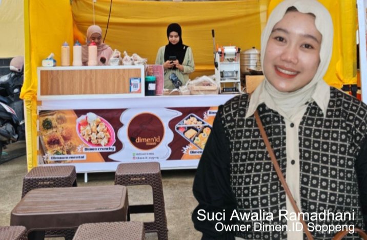 Tenant Dimsum DIMEN.ID Jadi Salah Satu Transaksi Tertinggi di Pasar Ramadhan Soppeng
